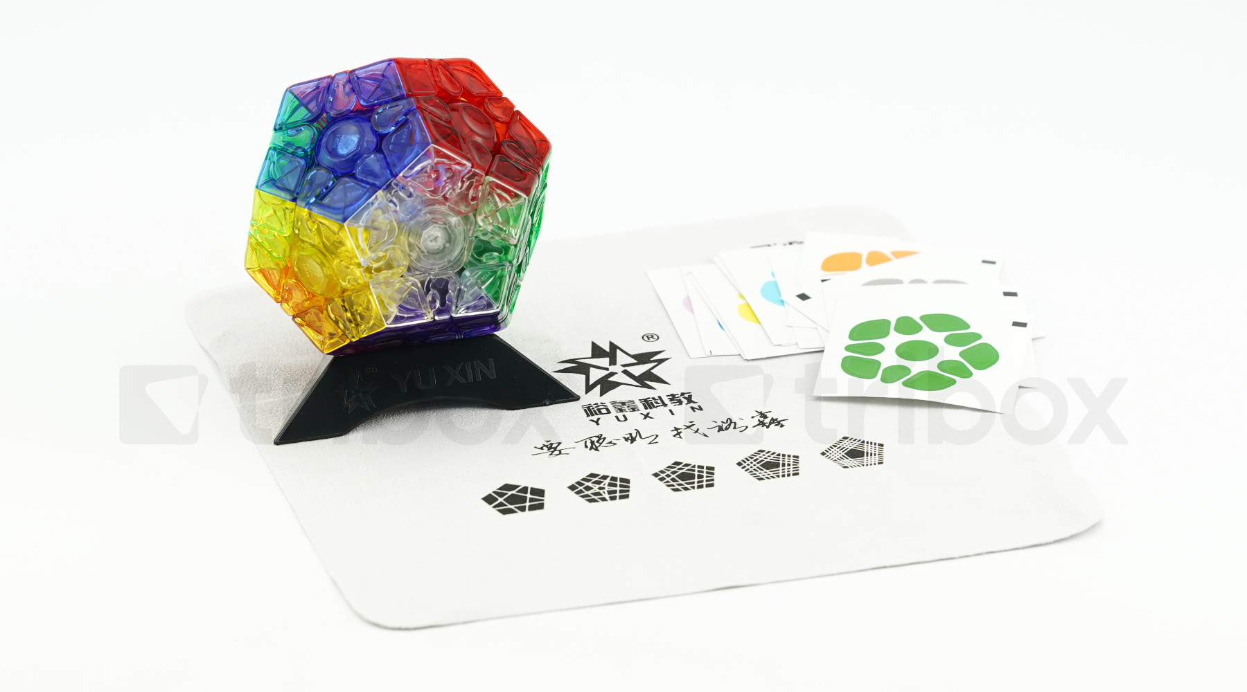 triboxストア / YuXin Little Magic Megaminx V3 Stickerless Clear triboxストア / YuXin Little Magic Megaminx V3 Stickerless Clear